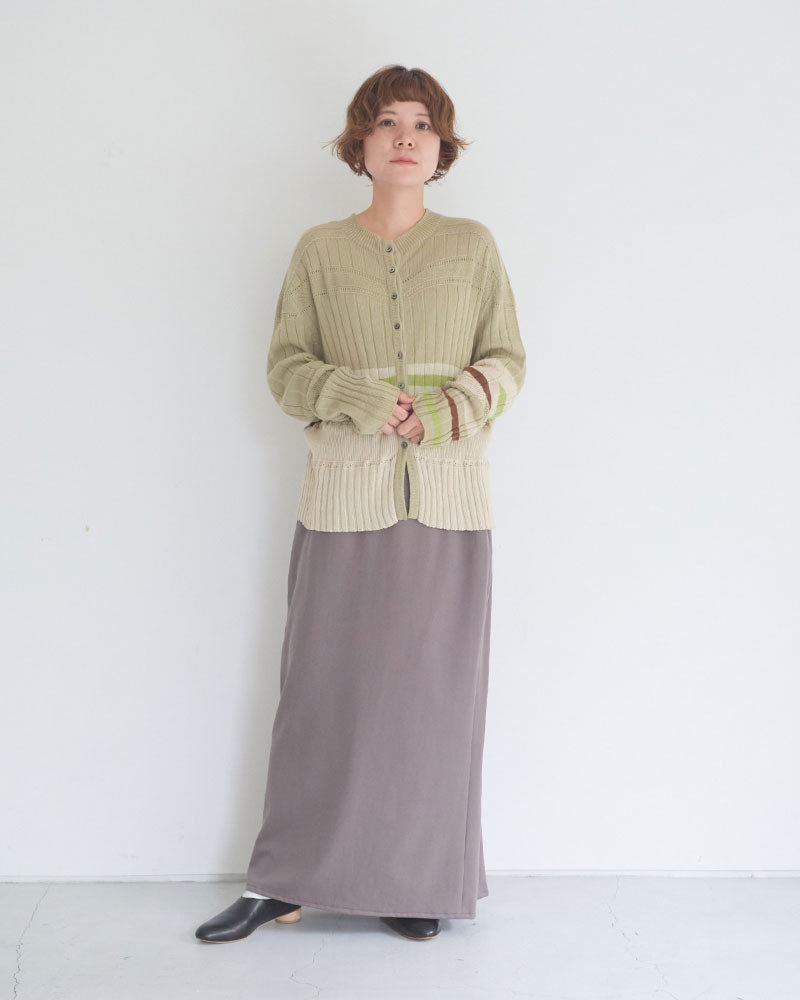 【予約】Cotton Striped Knit Sweater/JöICEADDED /J263KN01