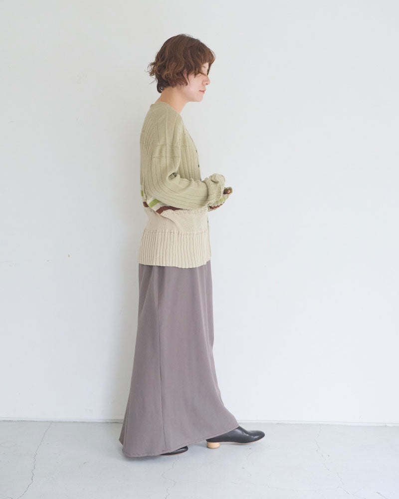 【予約】Cotton Striped Knit Sweater/JöICEADDED /J263KN01