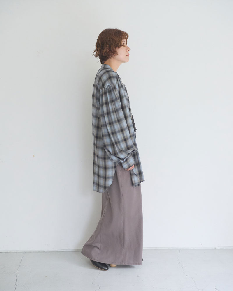 【予約】Tucked Sleeve Zigzag shirts/JöICEADDED /J263SH01/サイズ2