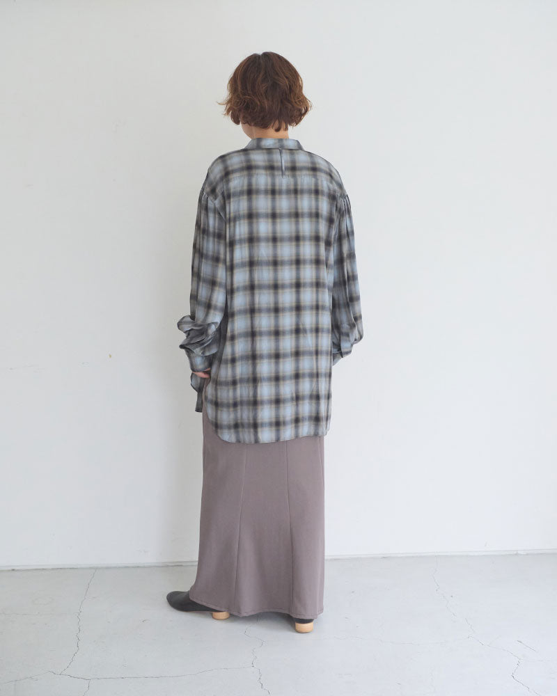 【予約】Tucked Sleeve Zigzag shirts/JöICEADDED /J263SH01/サイズ2