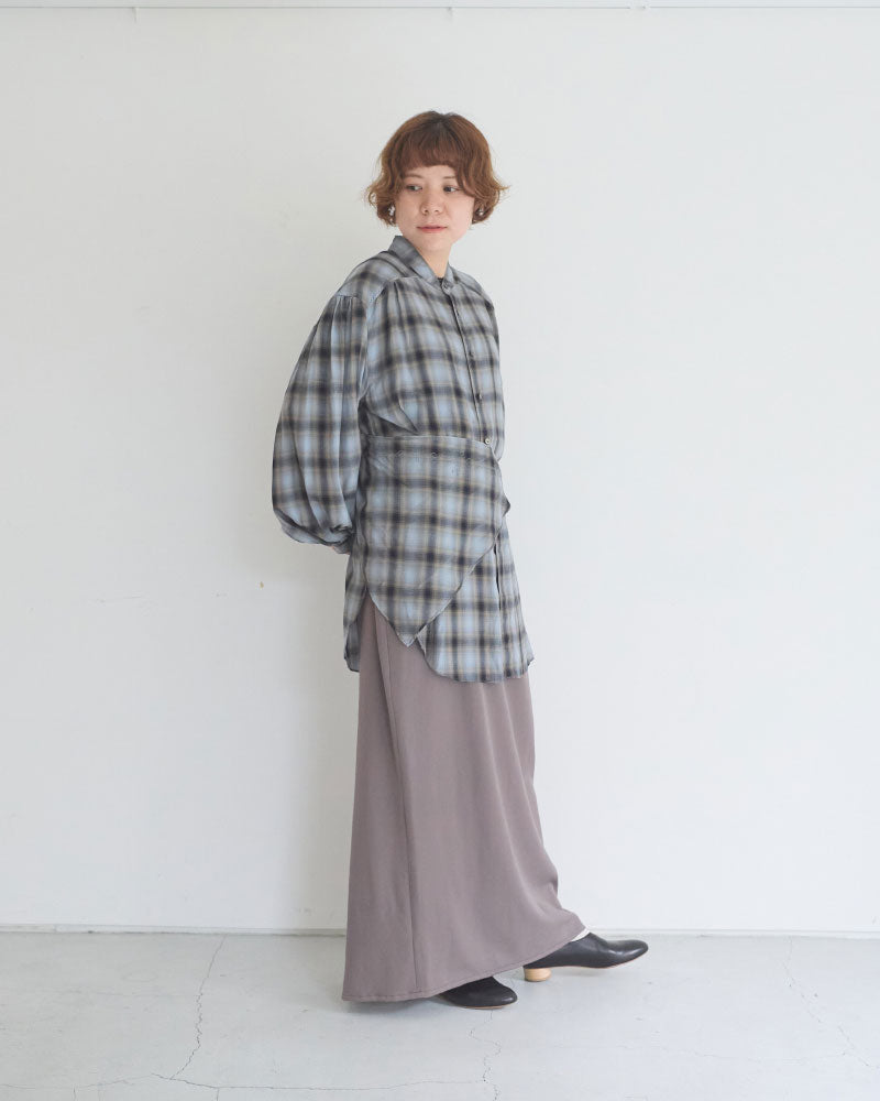 【予約】Tucked Sleeve Zigzag shirts/JöICEADDED /J263SH01/サイズ2