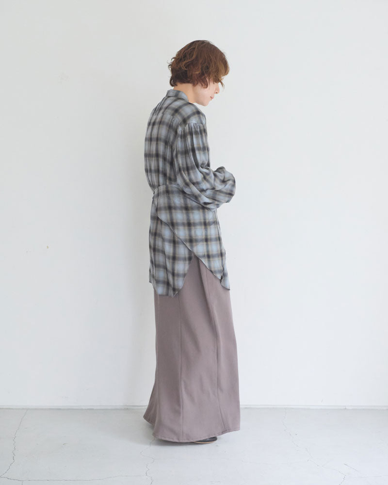【予約】Tucked Sleeve Zigzag shirts/JöICEADDED /J263SH01/サイズ2