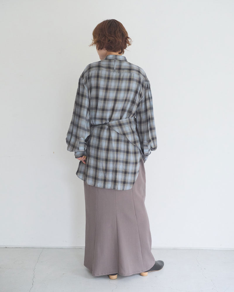 【予約】Tucked Sleeve Zigzag shirts/JöICEADDED /J263SH01/サイズ2