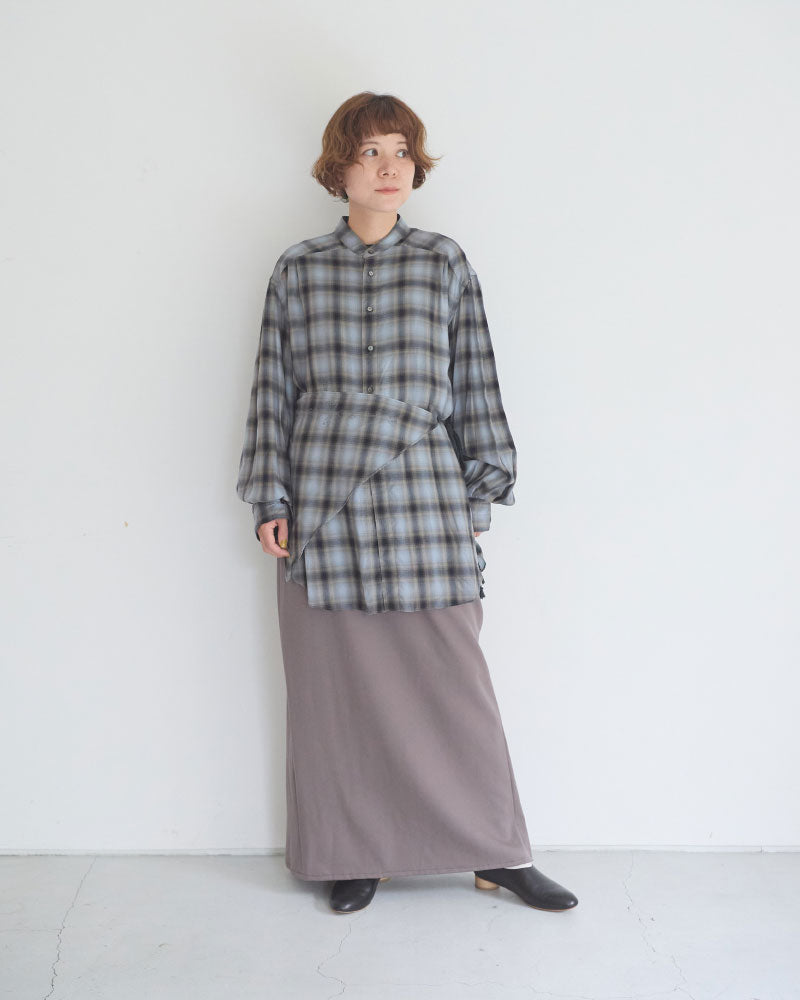 【予約】Tucked Sleeve Zigzag shirts/JöICEADDED /J263SH01/サイズ2