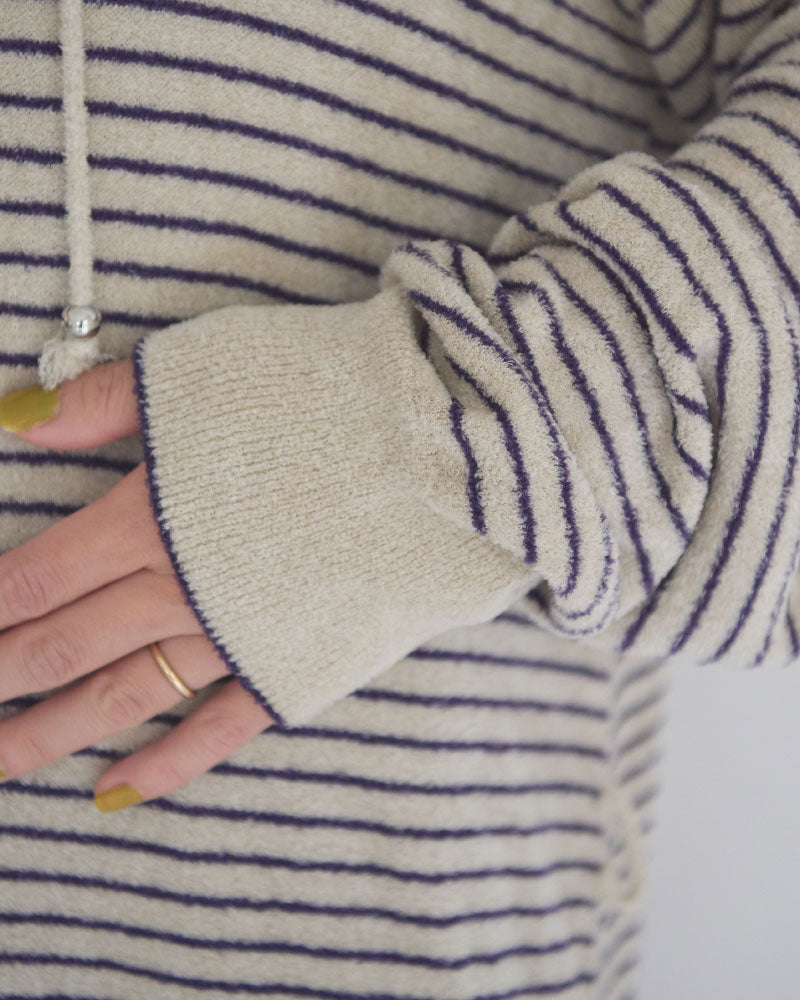 【予約】Velour Knit Sweater/JöICEADDED /J263KN03