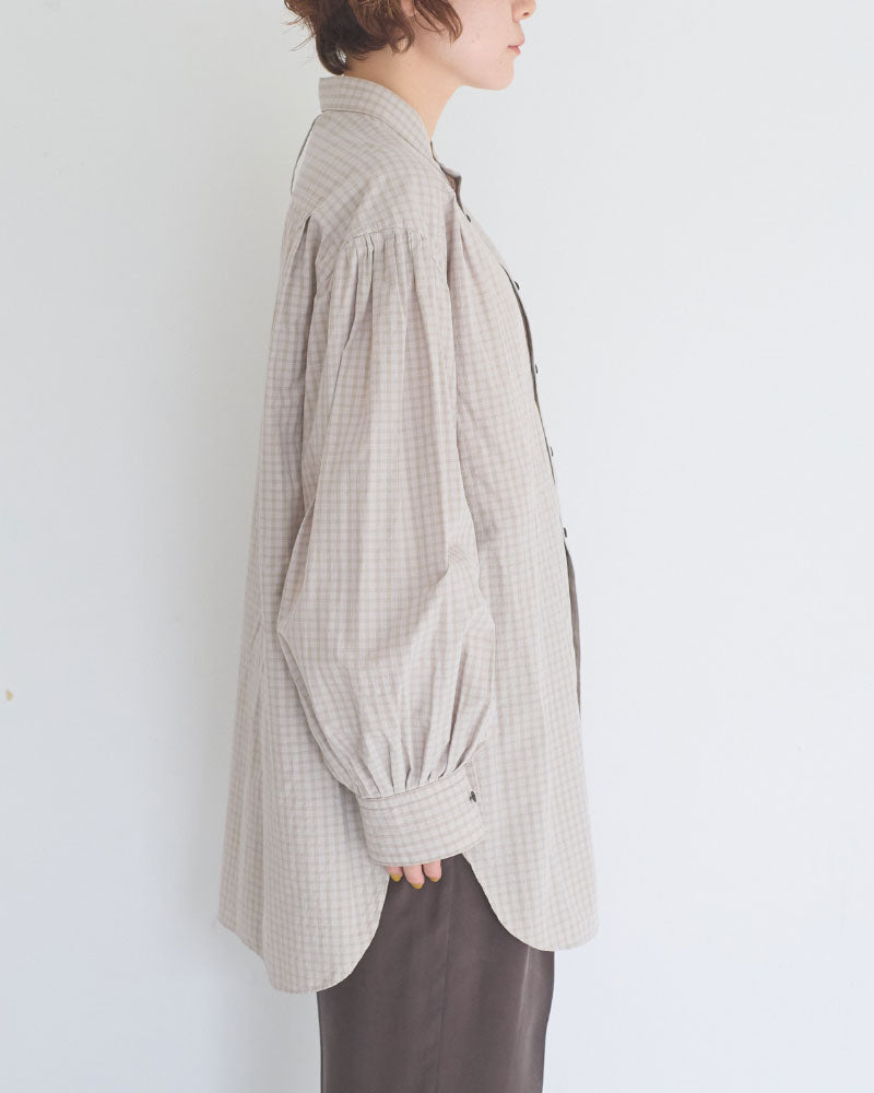 【予約】Tucked Sleeve Zigzag shirts/JöICEADDED /J263SH01/サイズ2