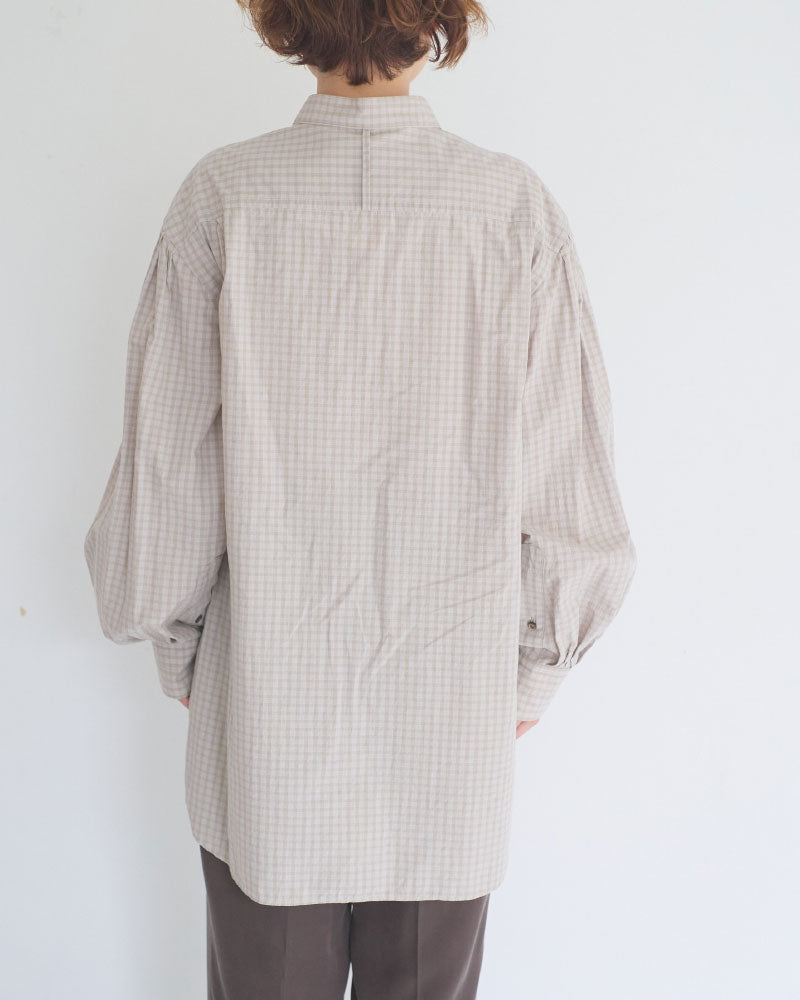 【予約】Tucked Sleeve Zigzag shirts/JöICEADDED /J263SH01/サイズ2