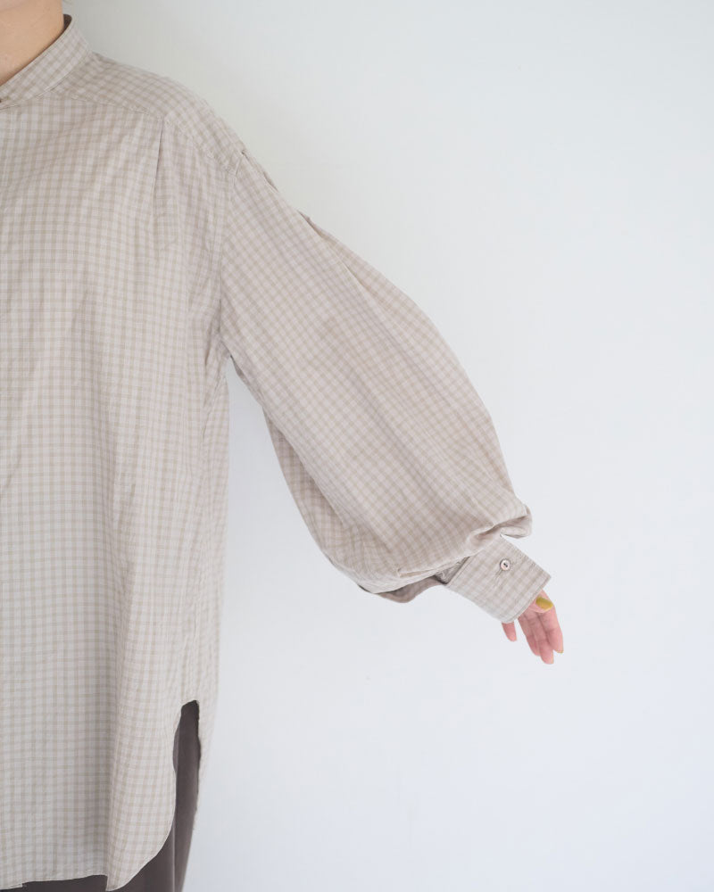 【予約】Tucked Sleeve Zigzag shirts/JöICEADDED /J263SH01/サイズ2