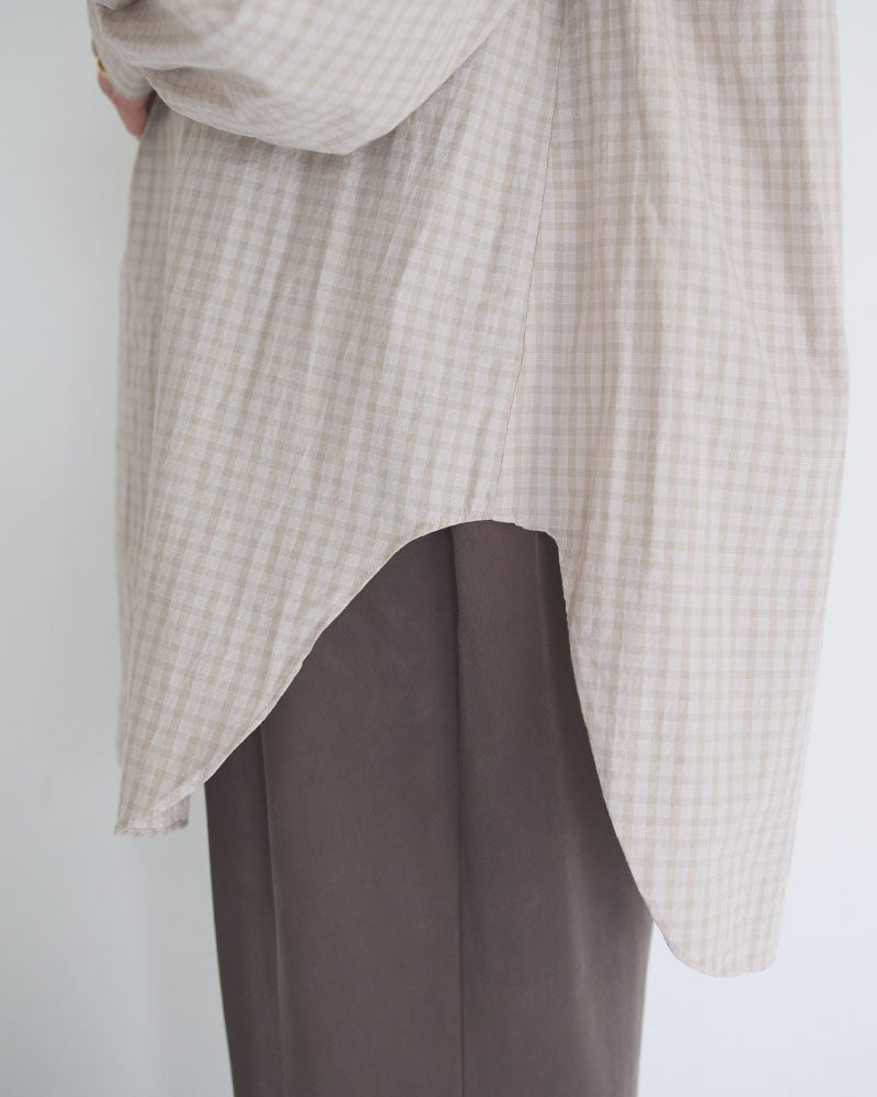 【予約】Tucked Sleeve Zigzag shirts/JöICEADDED /J263SH01/サイズ2