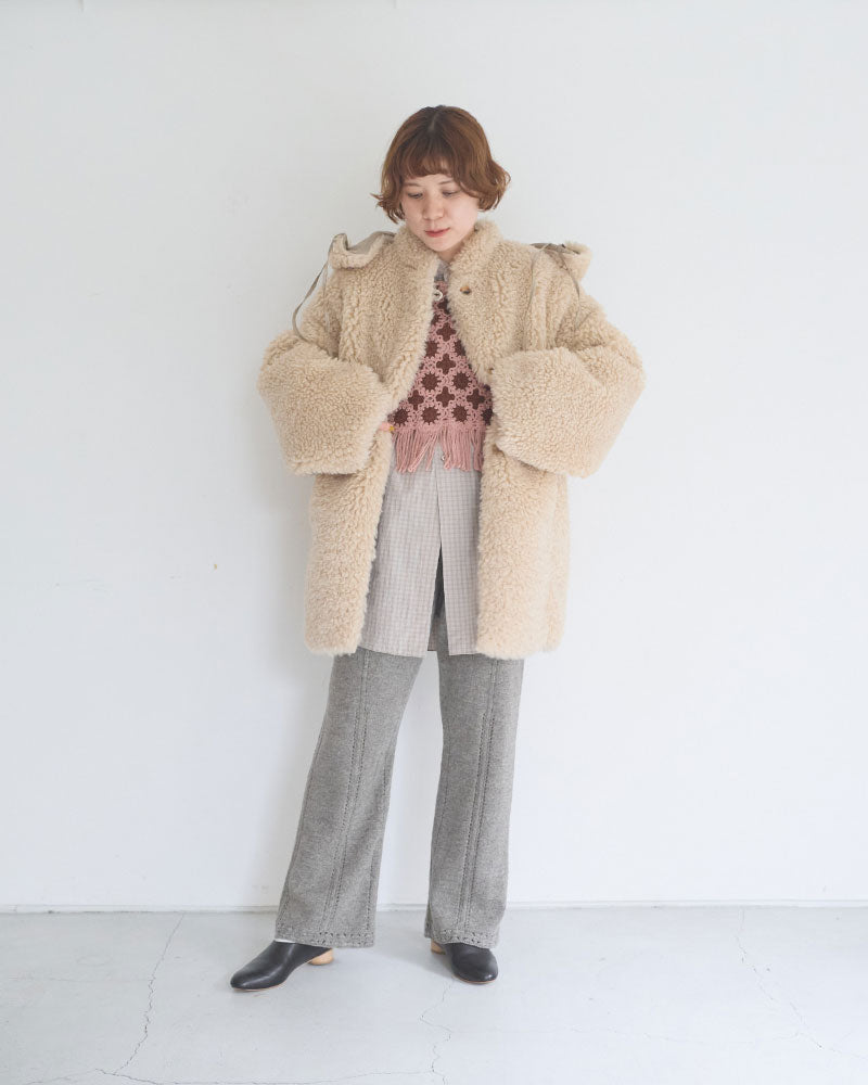 【予約】Dual Coat Taffeta&Boa/JöICEADDED /J 263CO01/サイズ2