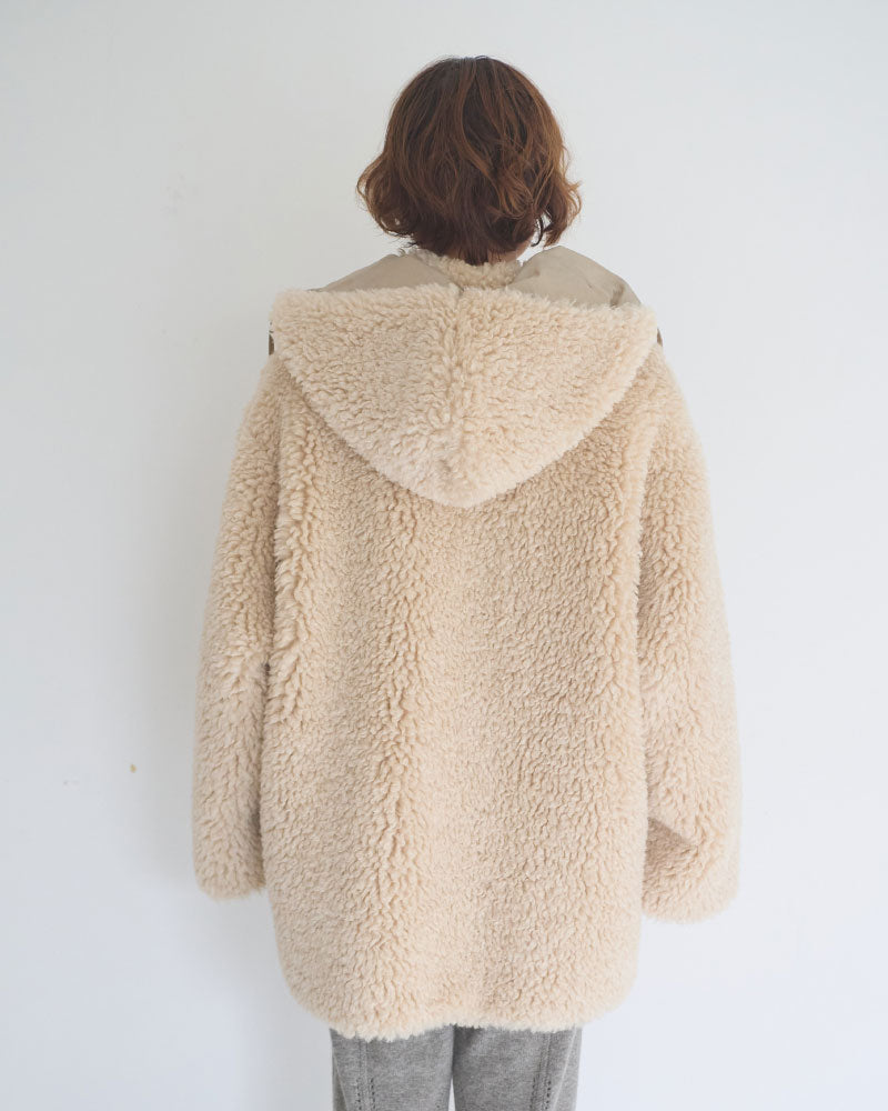 【予約】Dual Coat Taffeta&Boa/JöICEADDED /J 263CO01/サイズ2