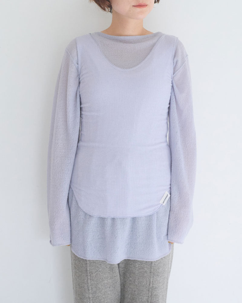 【予約】Picot Hem Tank Top/JöICEADDED /J263CS01