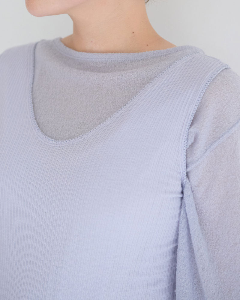 【予約】Picot Hem Tank Top/JöICEADDED /J263CS01