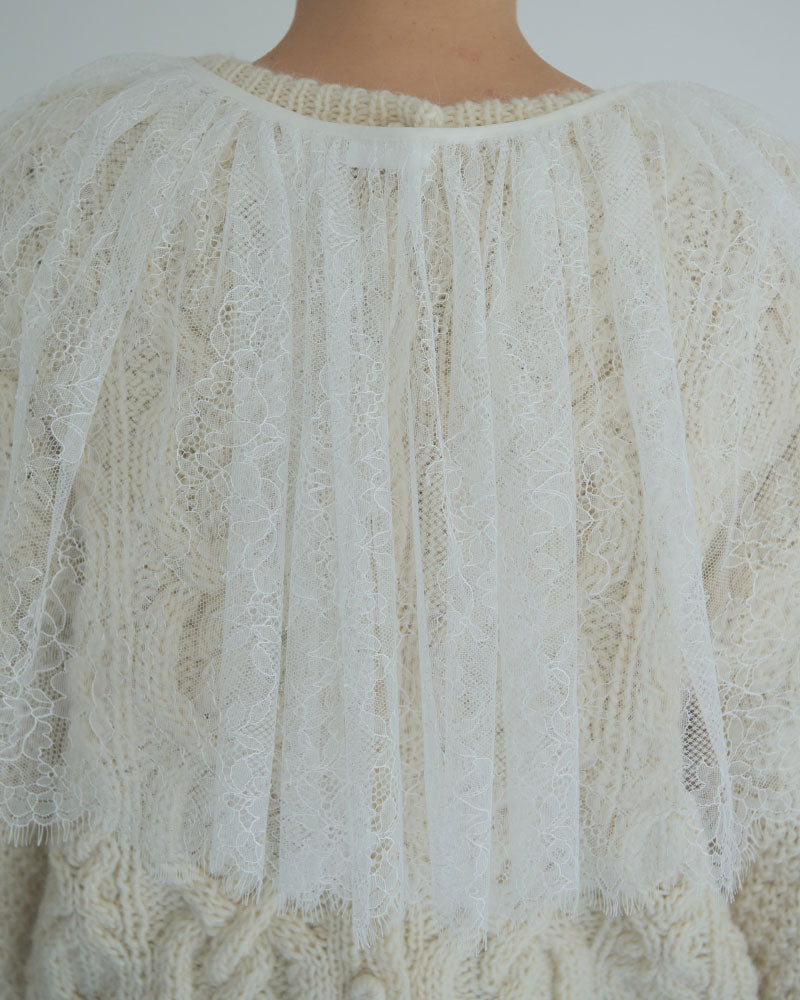 levers lace cape/Hériter/H2-26-3007