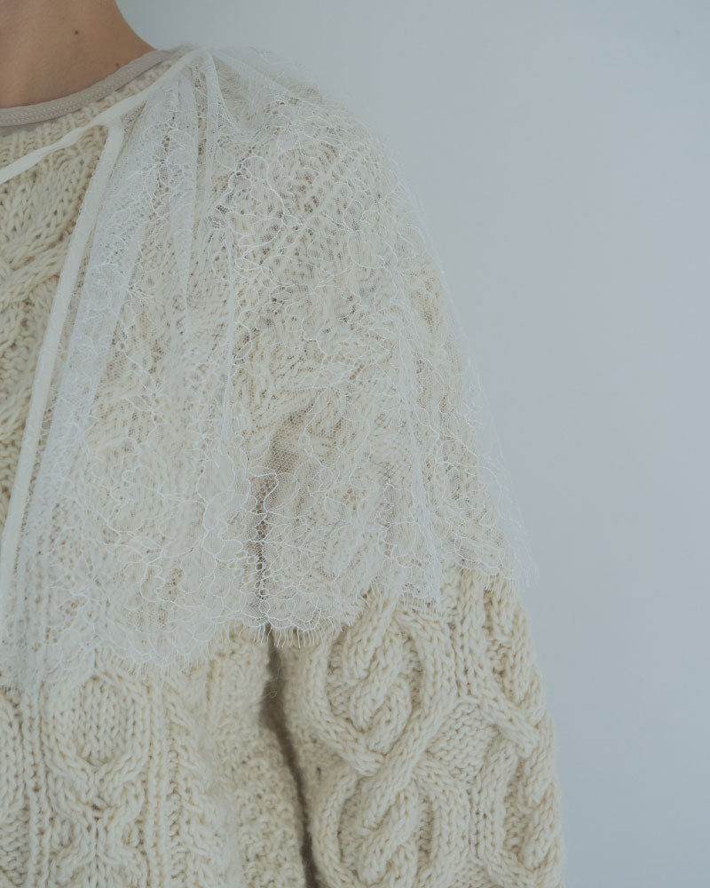 levers lace cape/Hériter/H2-26-3007