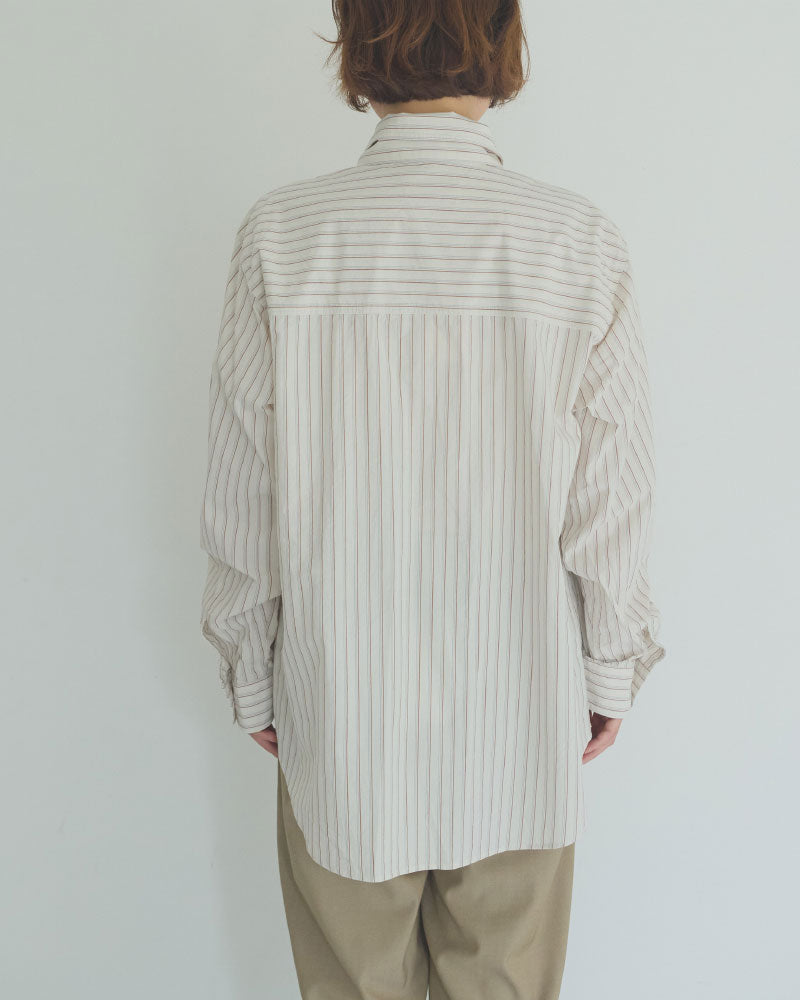 STRIPED BOW-TIE BLOUSE//MEYAME