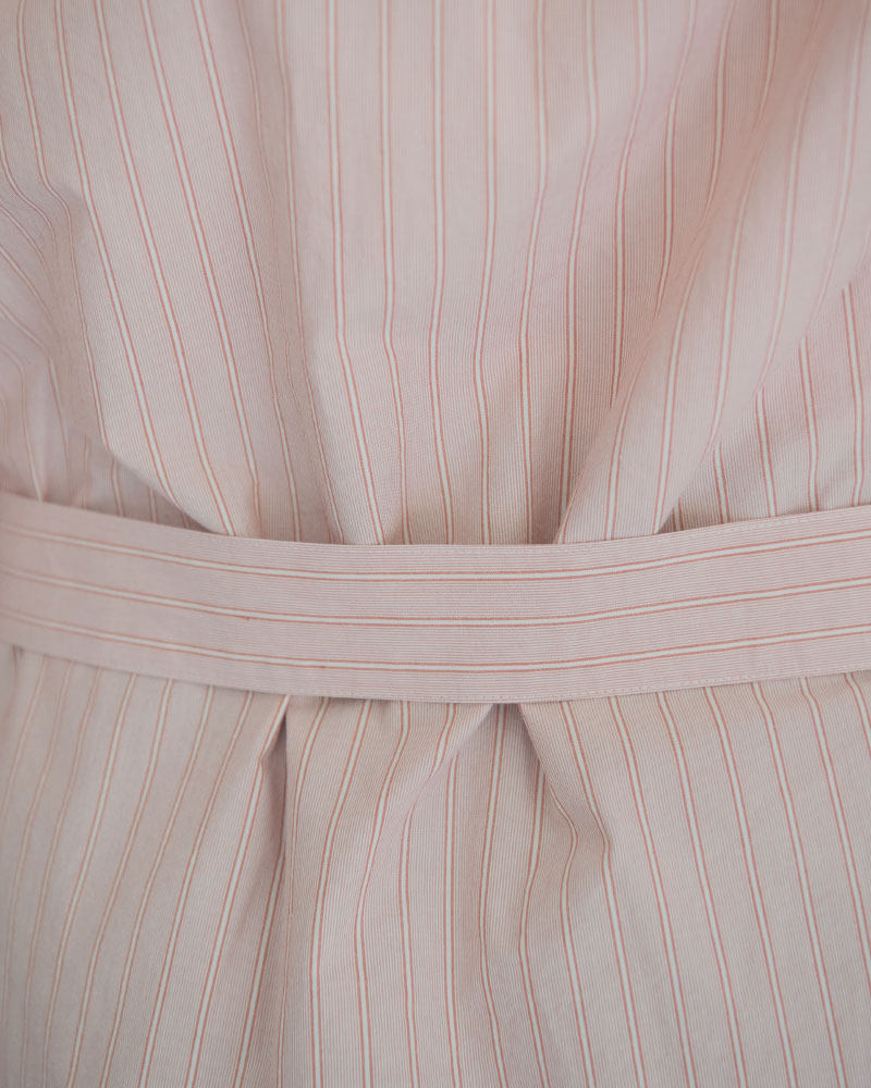 STRIPED BOW-TIE BLOUSE//MEYAME