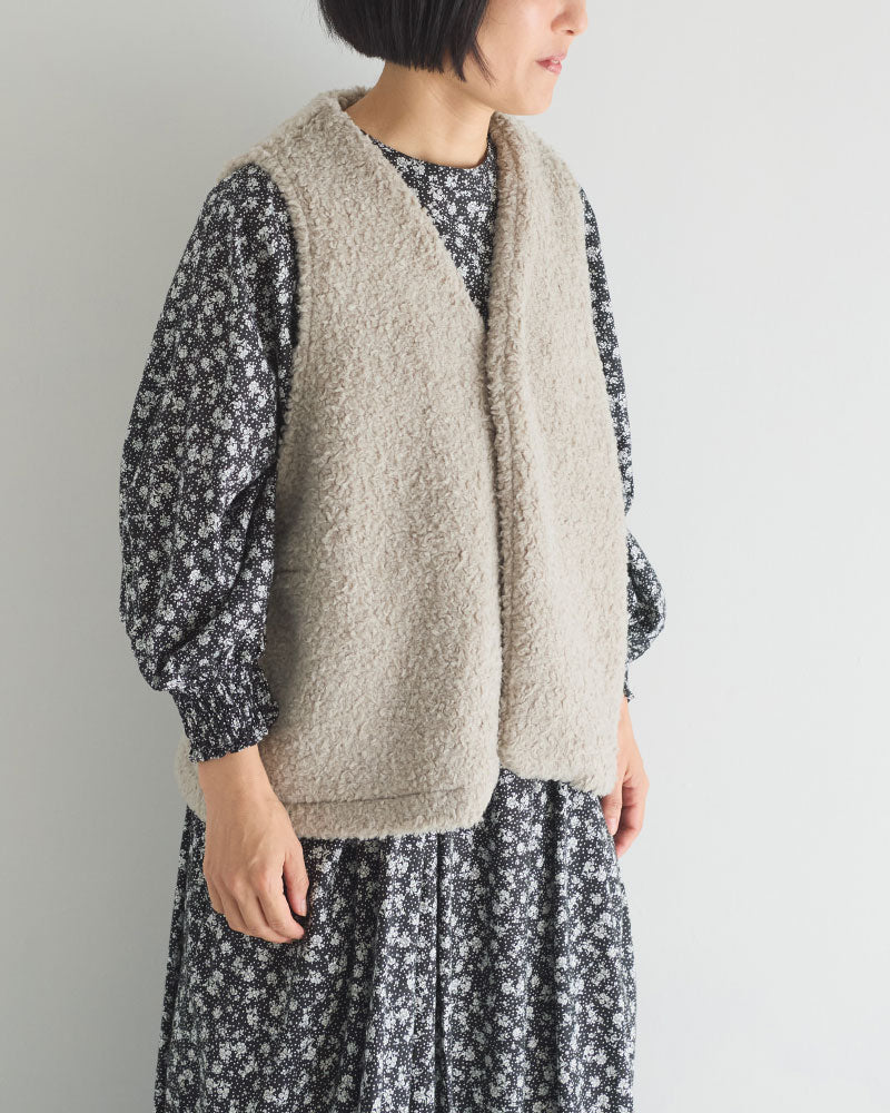 ボア V ネックベス/TS263CT083/UNIVERSALTISSU