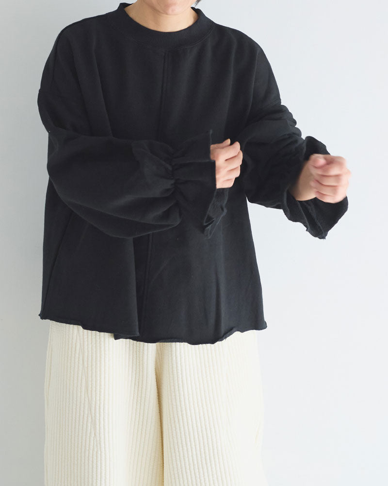 セントラル裏⽑ ギ ャザースリーブP O/universaltissu/ US250CT017