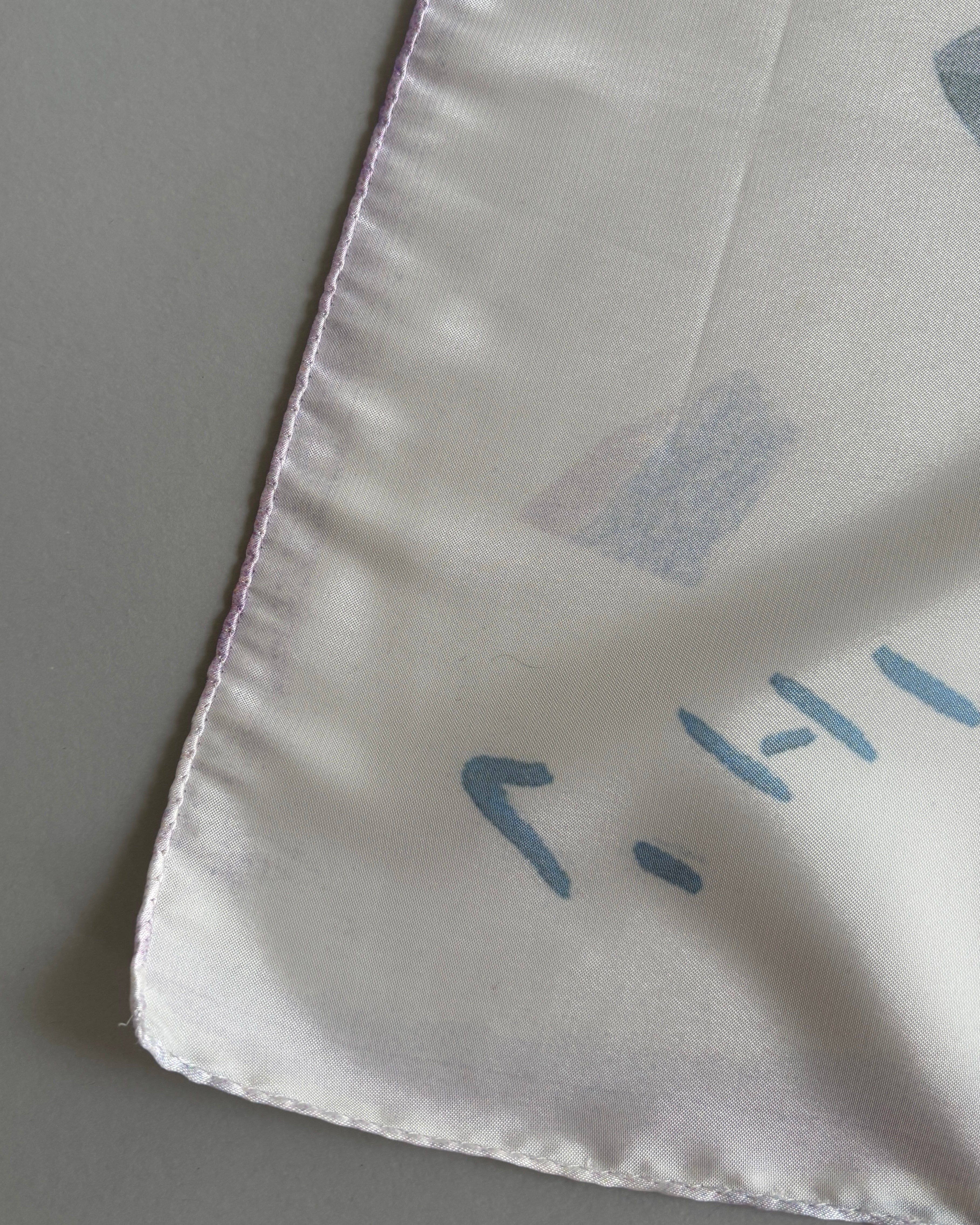 printed scarf パープルアイズ/ vent de moe 【受注受付終了】