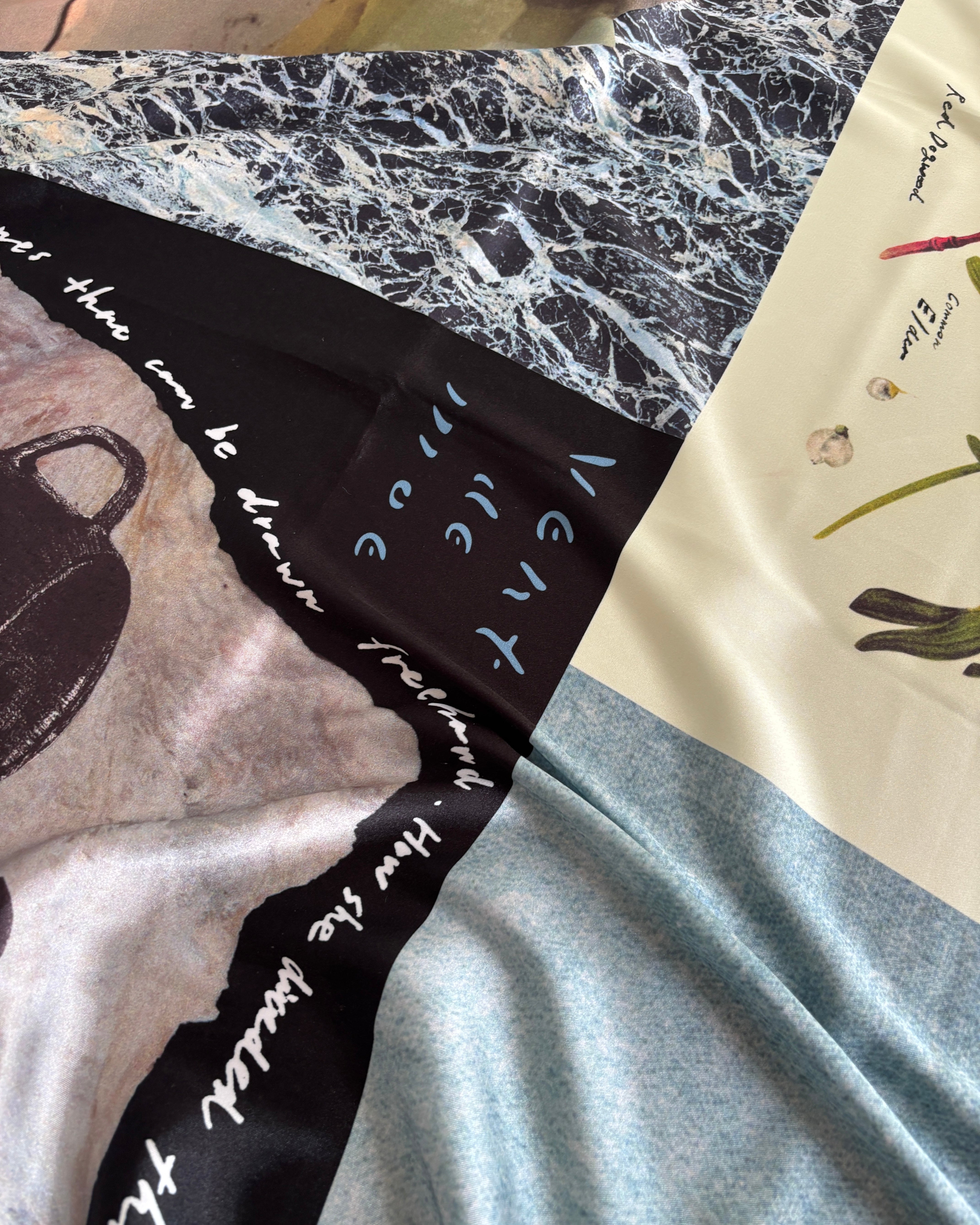 printed scarf May vent de moe 【受注受付終了】