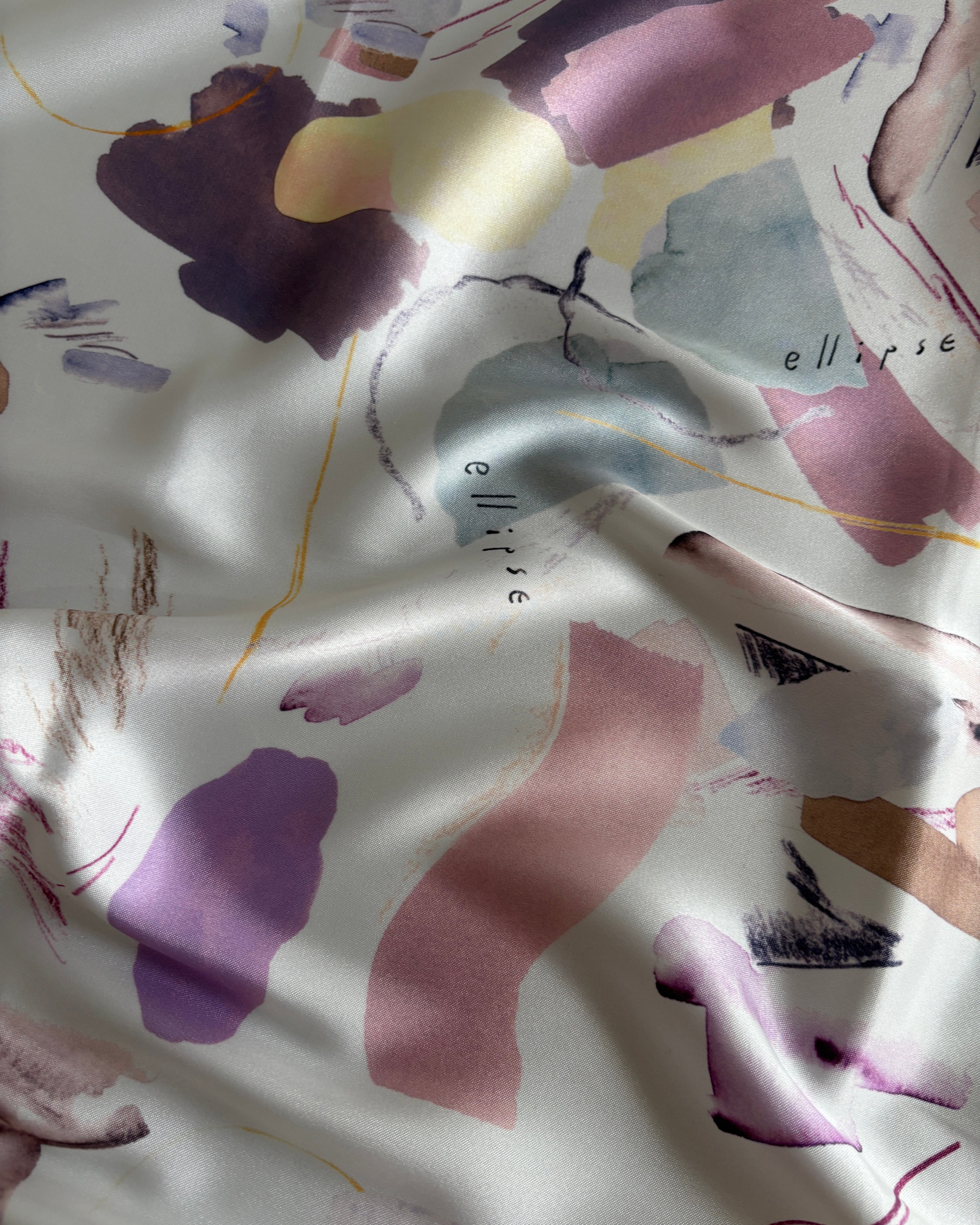 printed scarf だえん/ vent de moe 【受注受付終了】
