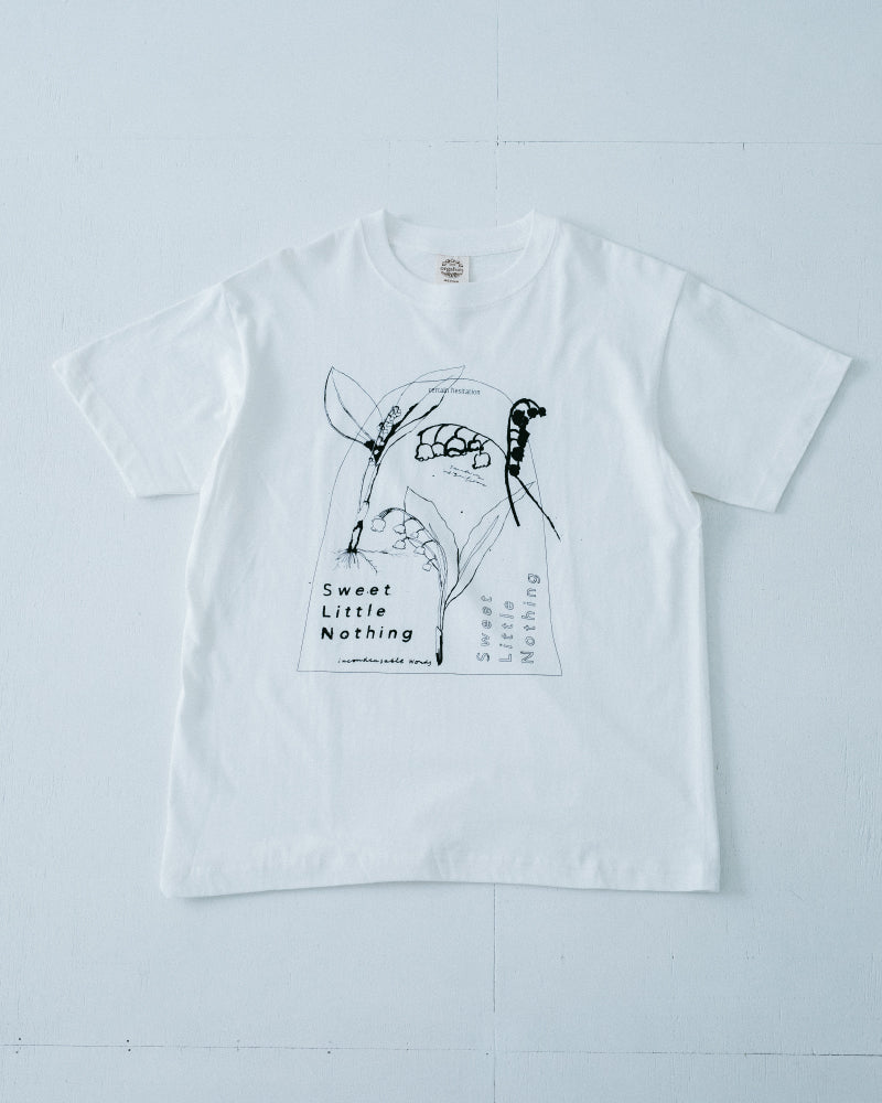 Lily of the valley　半袖Tシャツ　ホワイト/SLN