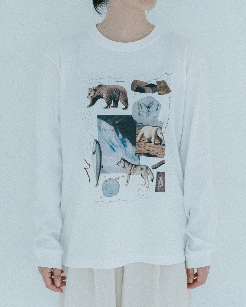 winteranimal ロングスリーブTシャツ/SLN