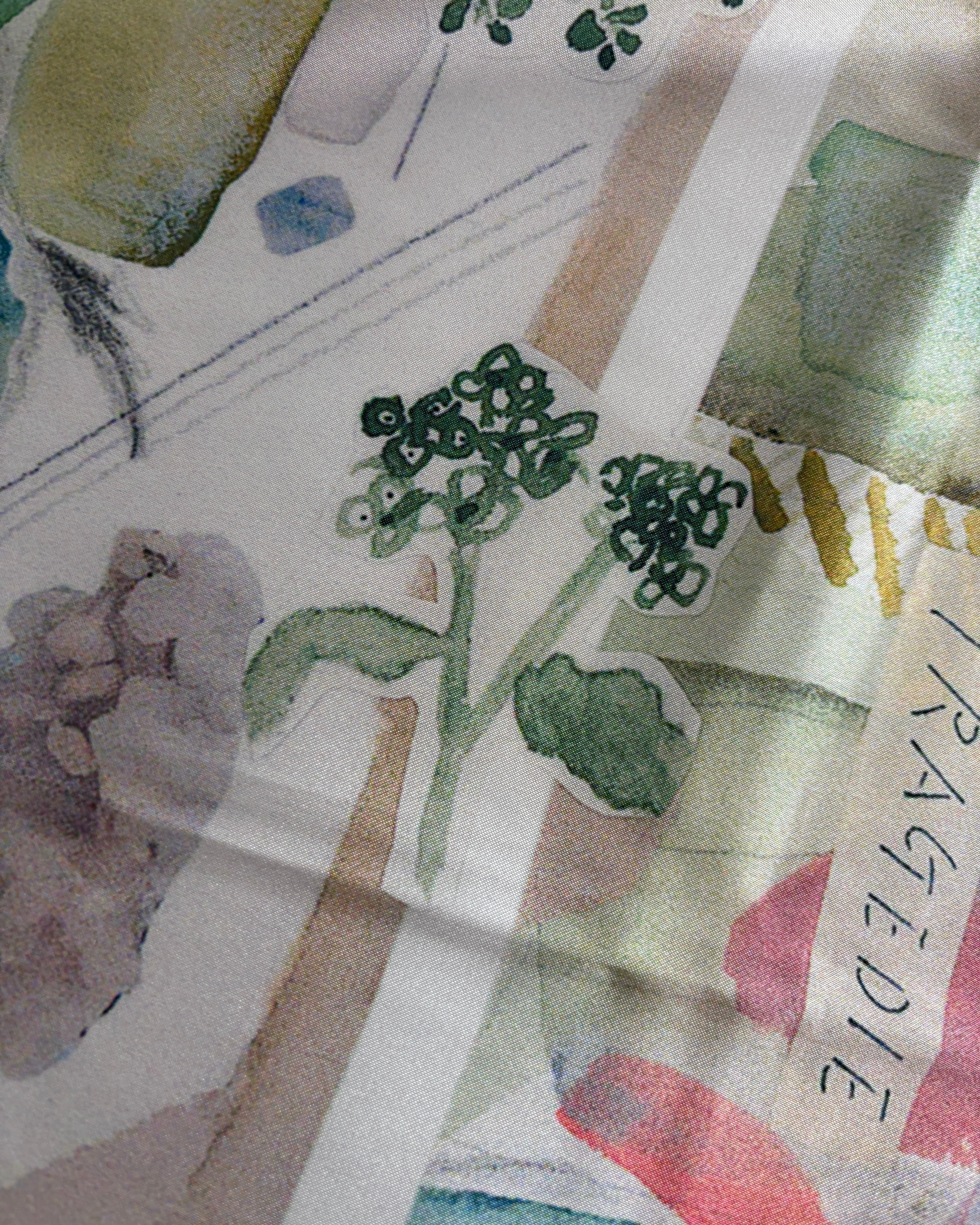 printed scarf 明日のブーケ/ vent de moe 【受注受付終了】