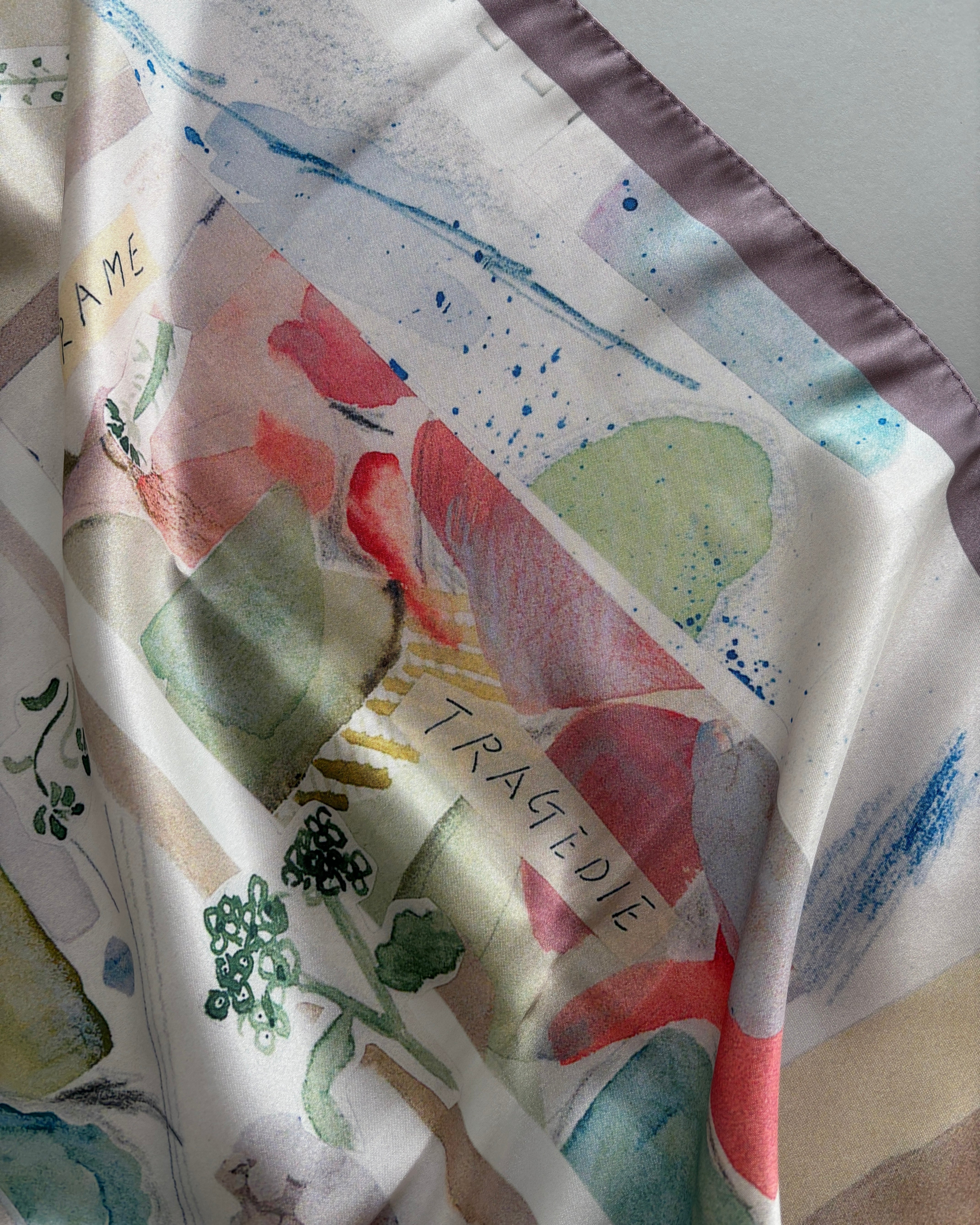 printed scarf 明日のブーケ/ vent de moe 【受注受付終了】
