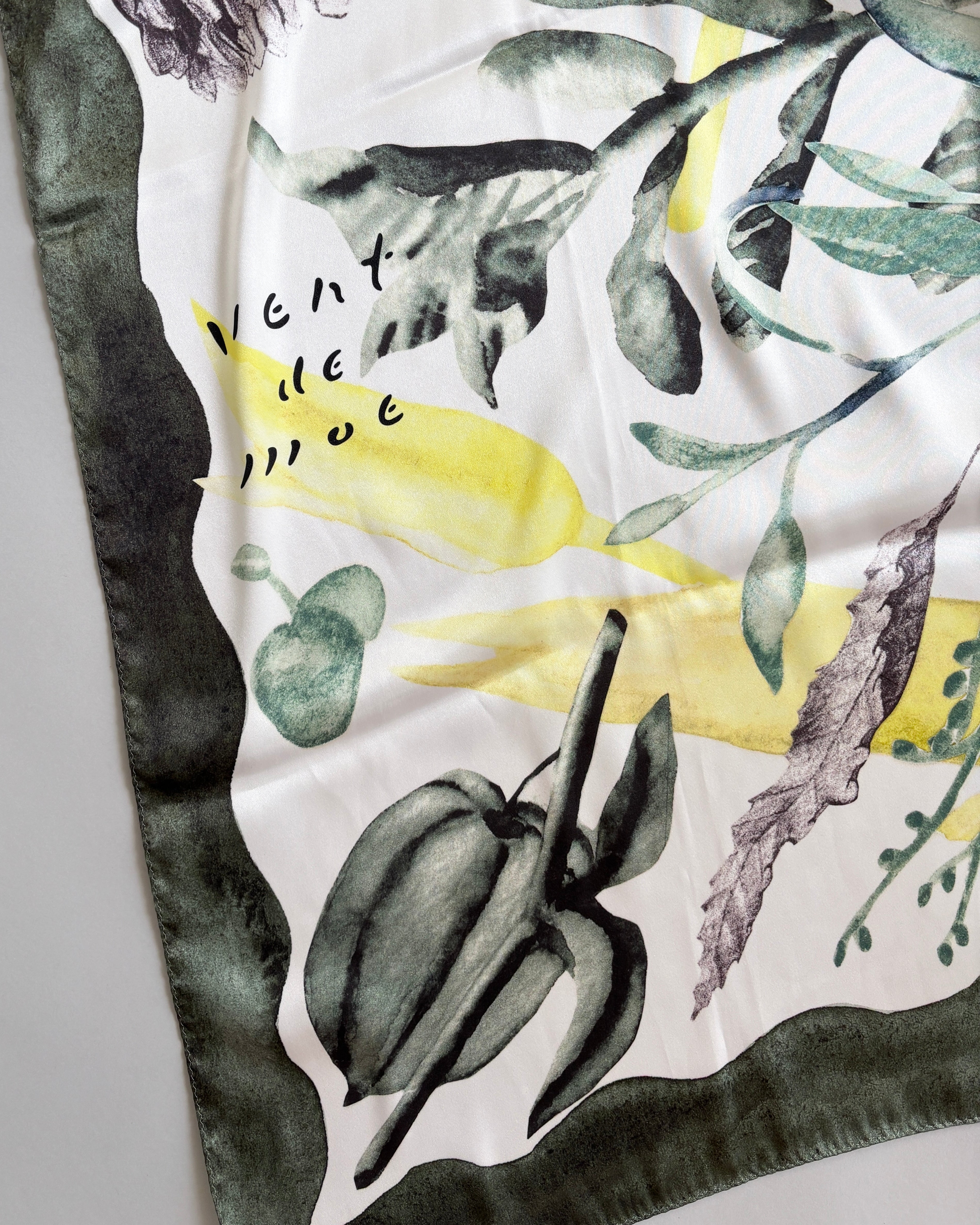 printed scarf Dialogue/ vent de moe 【受注受付終了】