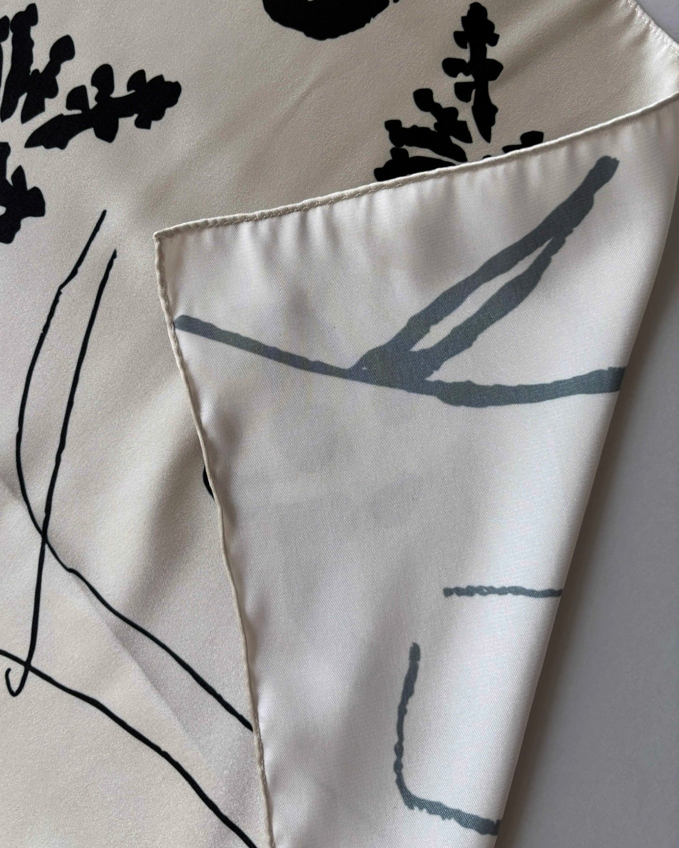 printed scarf 野花/vent de moe 【受注受付終了】