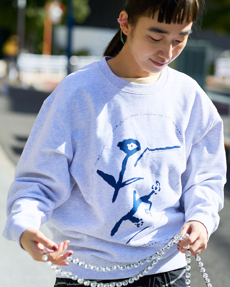 野の花スウェット