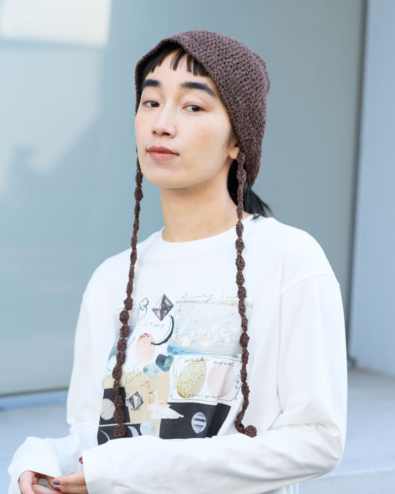 SILK AIRY HAT/YULA/YL26-A002