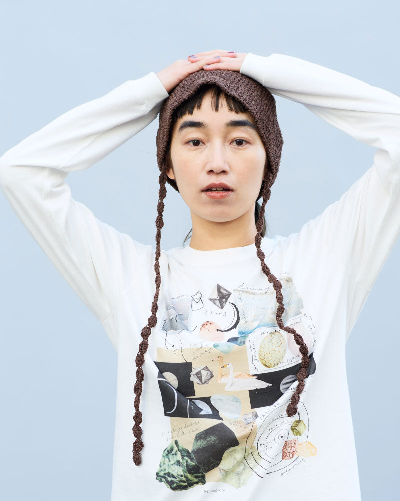 SILK AIRY HAT/YULA/YL26-A002