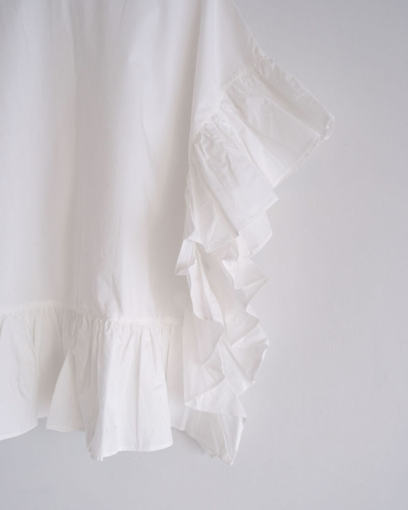 ナチュラルタ イプライター/ストライプ 2wayワイドフリルB L/UNIVERSALTISSU/UT261BL012