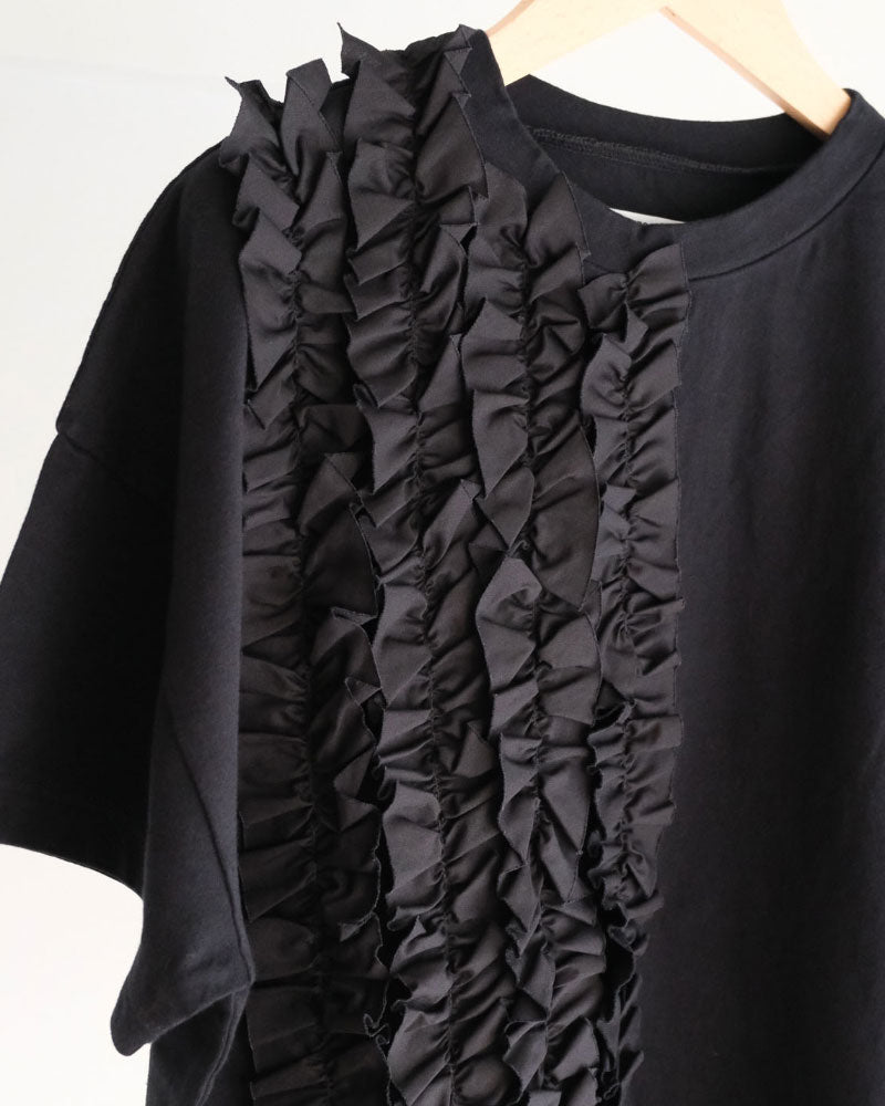 クラシック天竺　フリルTシャツ/universaltissu/ US251CT023