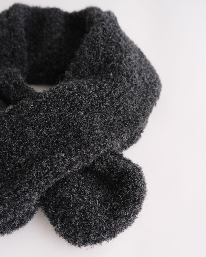 【受注】HAND KNIT MUFFLER/YULA/Y L 25-A 003