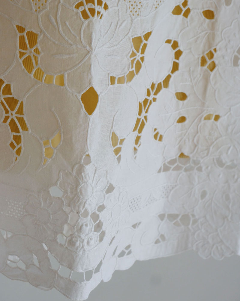 cutwork parts tablecloth camisole/Hériter/H0-00-3060