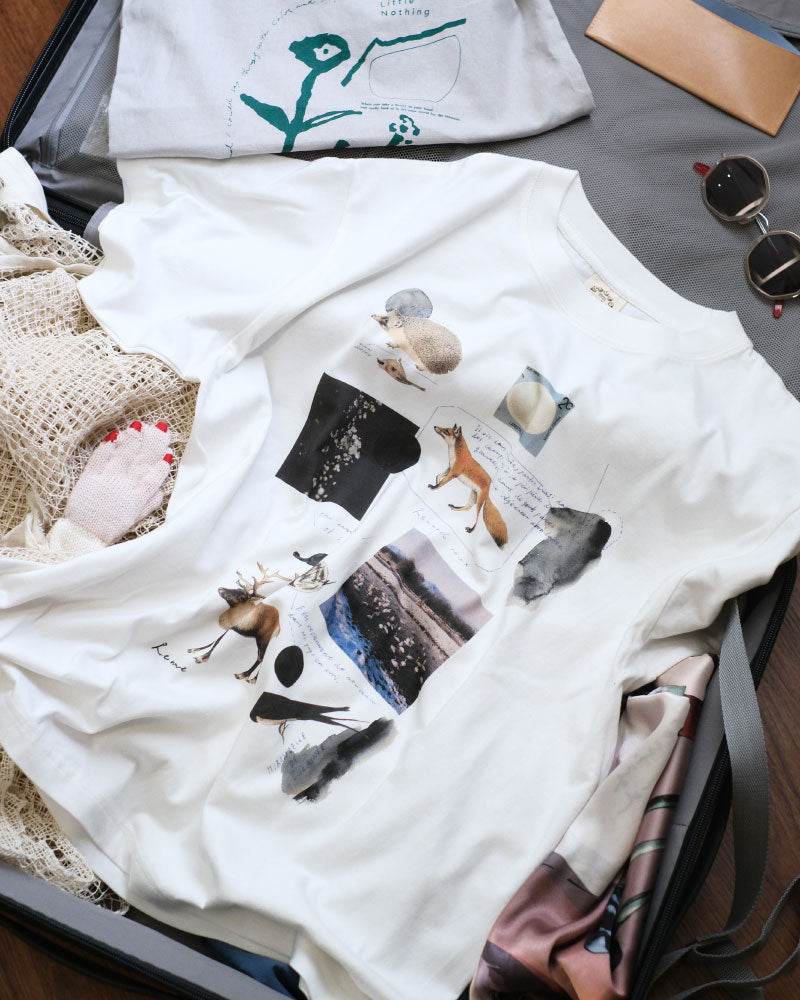 spring forest 半袖Tシャツ/SLN