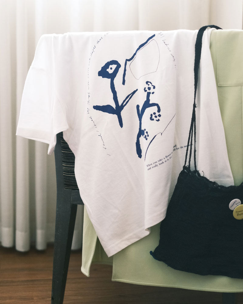 野の花　半袖Tシャツ/SLN