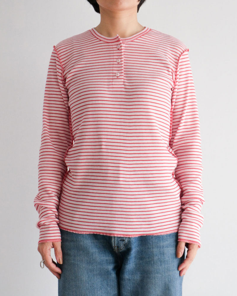 BORDER SOFT RIB HENRY NECK//MEYAME