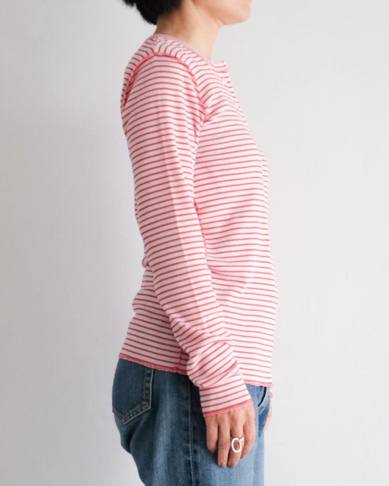 BORDER SOFT RIB HENRY NECK//MEYAME