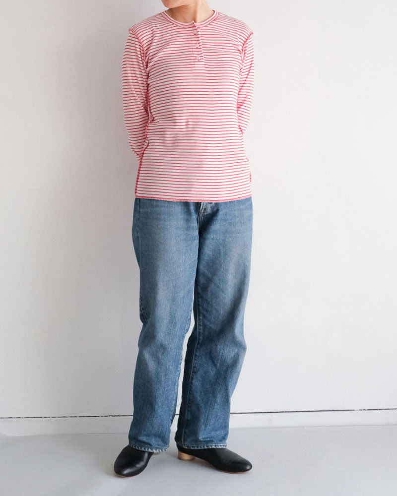 BORDER SOFT RIB HENRY NECK//MEYAME