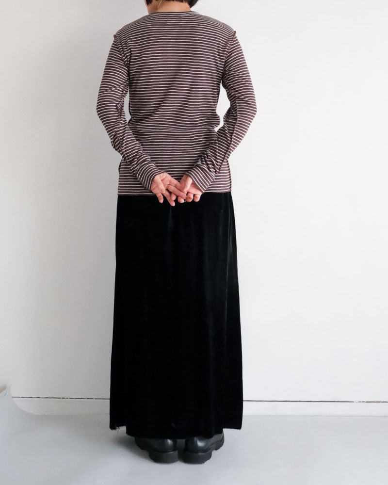 BORDER SOFT RIB HENRY NECK//MEYAME