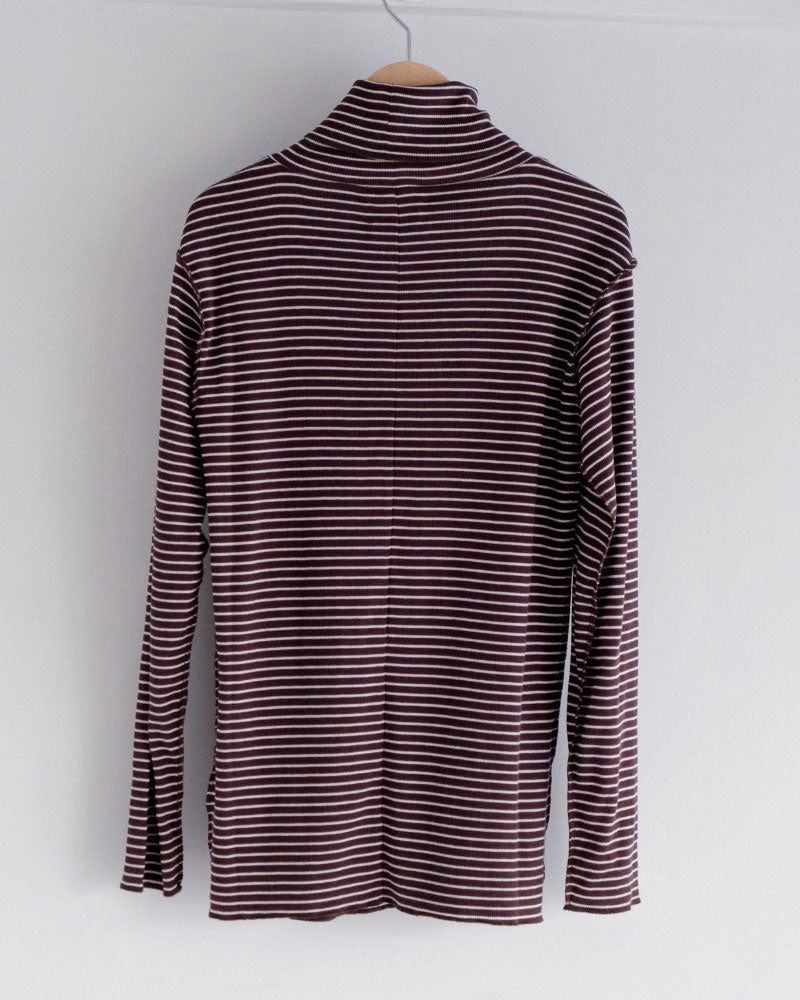 BORDER SOFT RIB TURTLENECK/MEY-2501/MEYAME