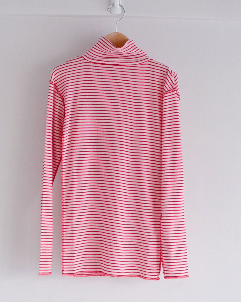 BORDER SOFT RIB TURTLENECK/MEY-2501/MEYAME