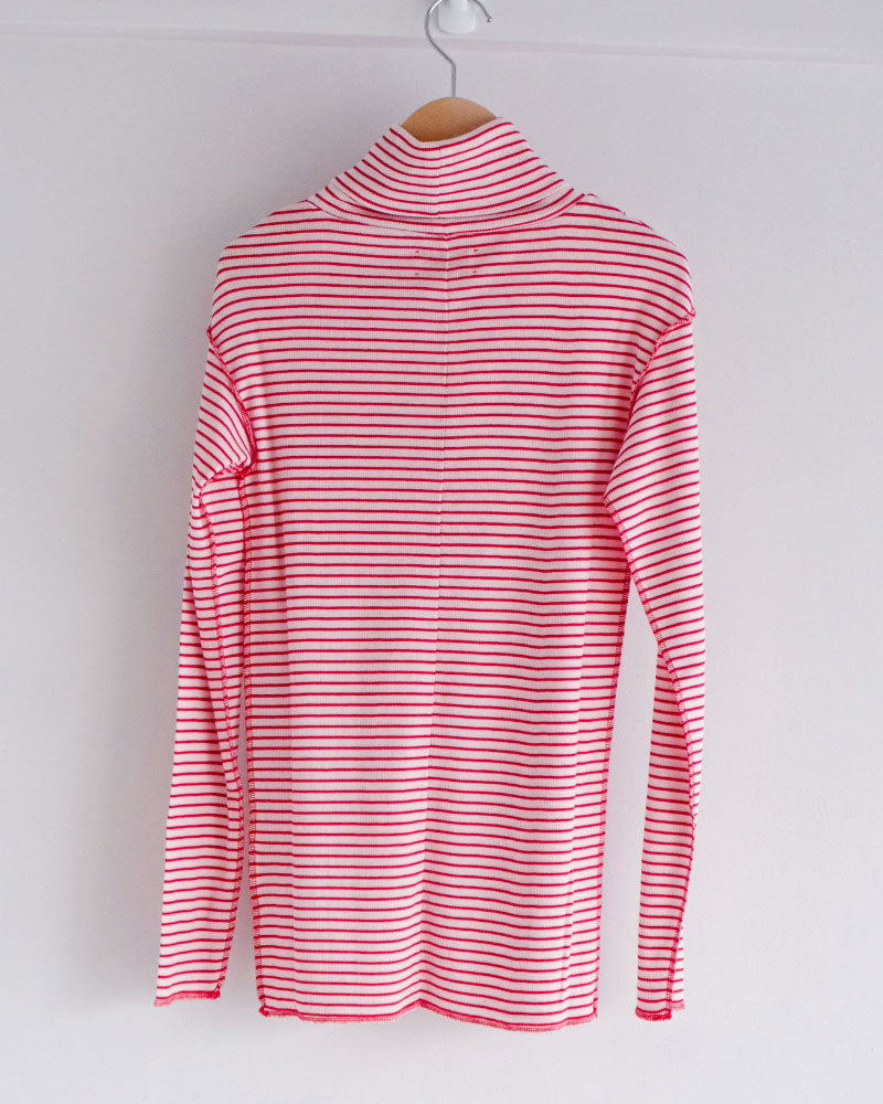 BORDER SOFT RIB TURTLENECK/MEY-2501/MEYAME