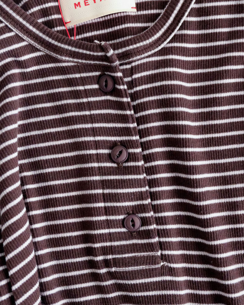 BORDER SOFT RIB HENRY NECK//MEYAME