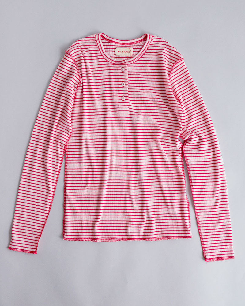 BORDER SOFT RIB HENRY NECK//MEYAME